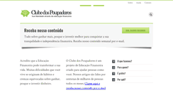 Desktop Screenshot of clubedospoupadores.com