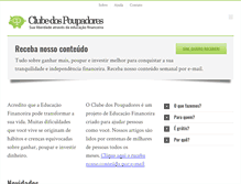 Tablet Screenshot of clubedospoupadores.com